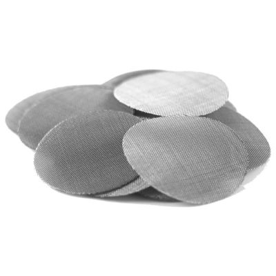 Bánh nóng bạc được làm bằng lưới lọc Hỗ trợ tùy chỉnh lỗ Dây thép không gỉ chống cháy axit và kiềm