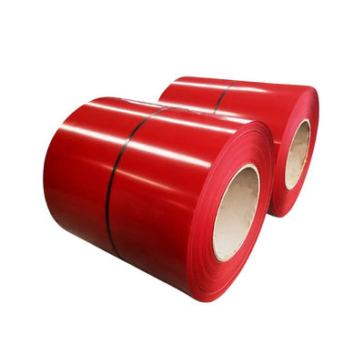 Cuộn dây thép có lớp phủ kẽm 30-275g / m2 Cuộn dây thép kẽm sơn trước Z275 Ral Cuộn dây thép phủ màu PPGI PPGL Cuộn dây